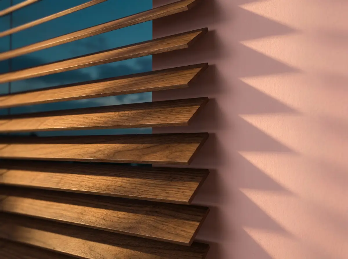Close-up detail of blind fabric and mounting bracket in a Durbanville Hills home